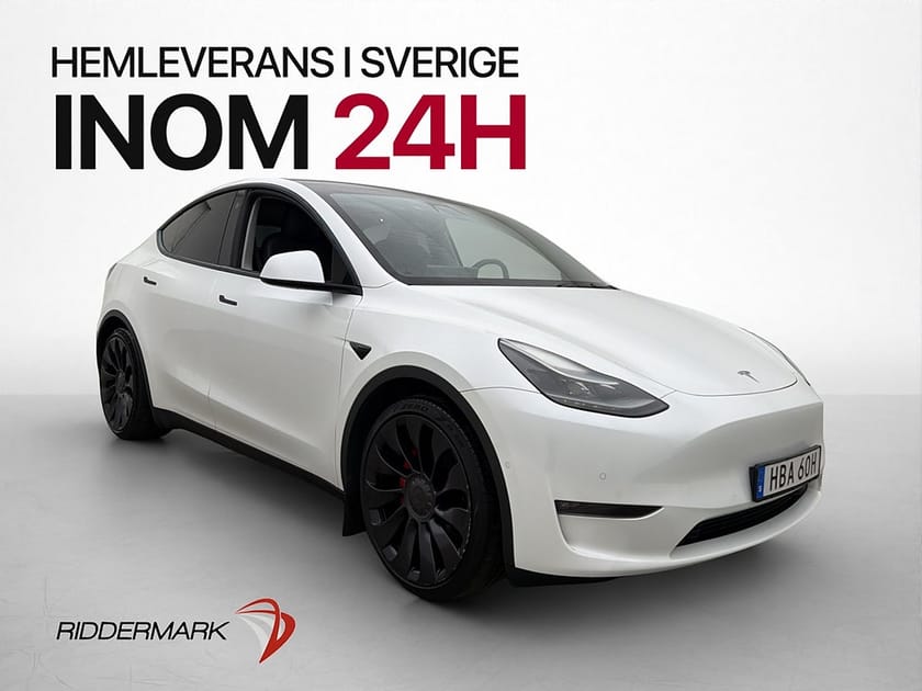 Bild 1 av Tesla Model Y Performance AWD 1 Brukare Moms Pano Kamera AP
