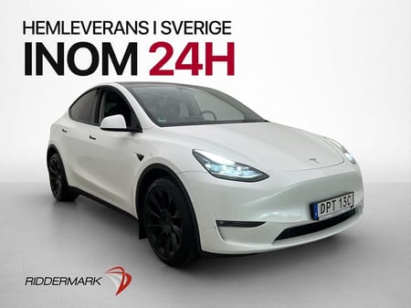 Tesla Model Y Long Range AWD Dragkrok Svensksåld MOMS