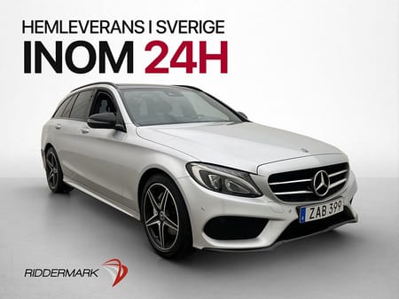 Mercedes-Benz C 180 T 156hk AMG Pano Skinn P-Sensorer Drag