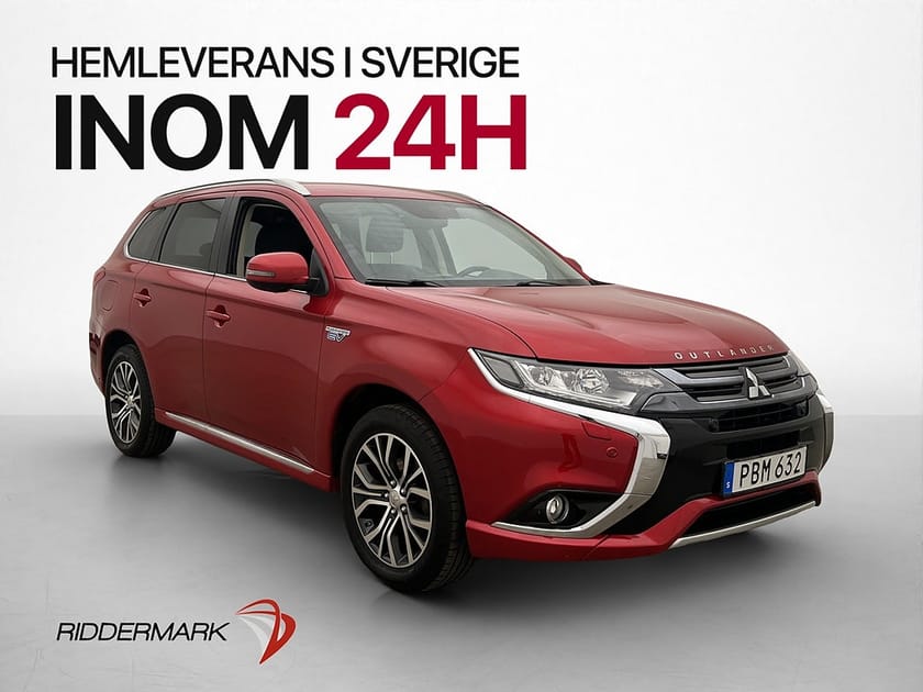Bild 1 av Mitsubishi Outlander PHEV 203hk AWD Business 360° Skinn Drag