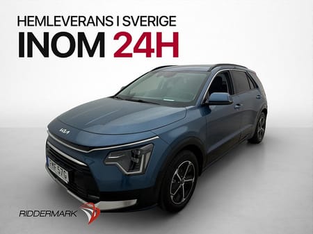 Kia Niro Hybrid 141hk Kamera HUD Värmare H/K CarPlay Navi