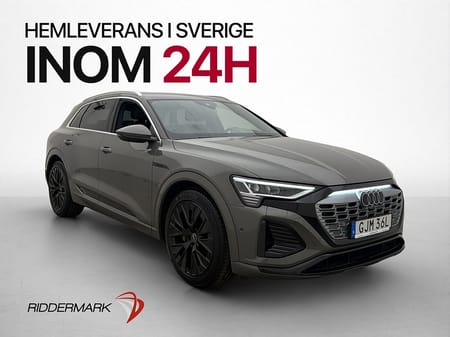 Audi Q8 50 e-tron quattro q8-e-tron Q S line B&O Cockpit Värm Kamera Navi Drag