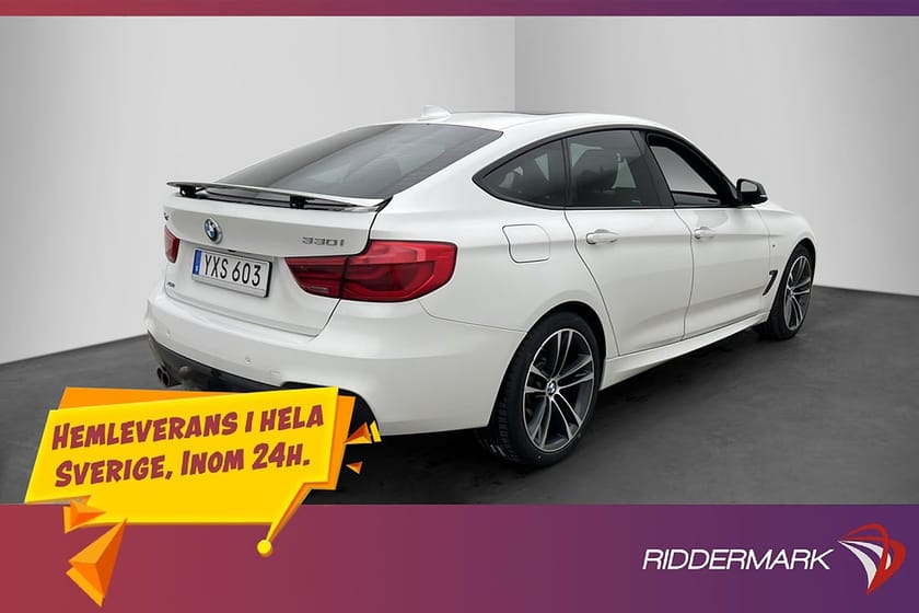 Bild 4 av BMW 330i xDrive GT 252hk M Sport Pano Kamera Skinn HiFi Drag