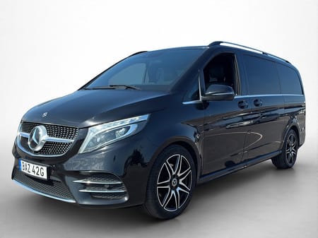 Mercedes-Benz V 300d 3.1t 300 AMG 7-Sit Värm El-Dörr Skinn 360° Moms