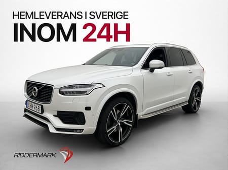 Volvo XC90 D5 AWD R-Design 7-Sit Pano HUD B&W Luft Värm Drag
