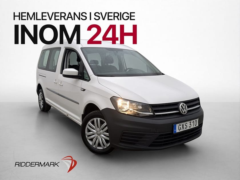 Bild 1 av Volkswagen Caddy Maxi Life 7-Seater 5-Sits Dragkrok Farthållare Moms