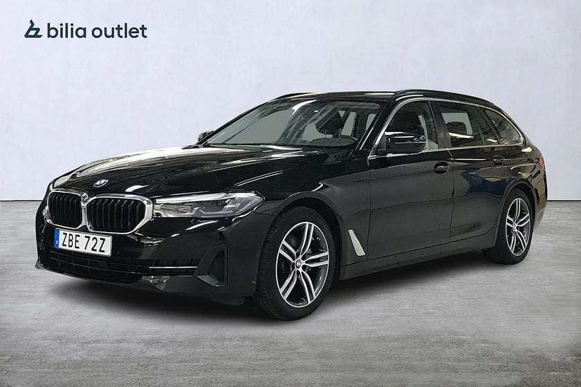 Bild 1 av BMW 520d Touring Steptronic 190hk Cockpit Navi Drag Backkamera