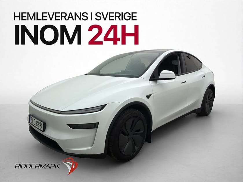 Bild 1 av Tesla Model Y Long Range AWD Drag Värmepump Pano Svensksåld