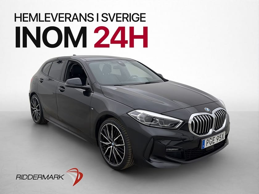 Bild 1 av BMW 118i 118 140hk M Sport HiFi Navi P-Sensorer Halvskinn