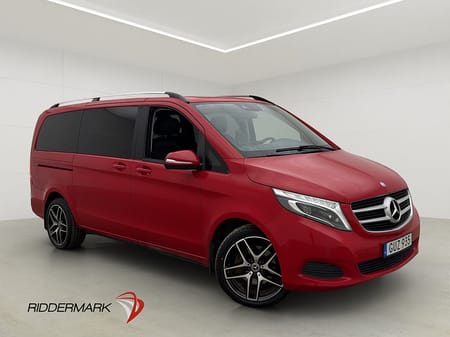 Mercedes-Benz V 250d 3.1t Lång 250 D-Värm Navi Skinn B-Kamera 7-Sits