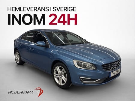 Volvo S60 D4 181hk Summum Värmare Skinn Dragkrok Elstol BLIS