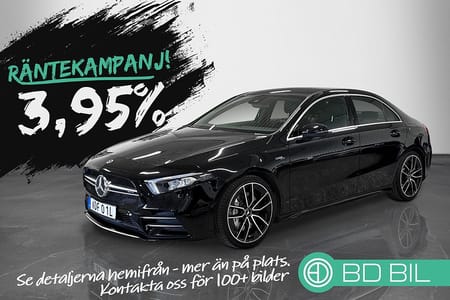 Mercedes-Benz AMG A 35 4MATIC Sedan TVÅ BRUKARE KAMPANJ 3,95% RÄNTA