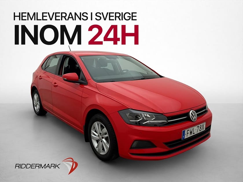 Bild 1 av Volkswagen Polo 1.0 TSI P-sensorer Bluetooth 0.48 l/mil 95hk