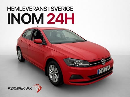 Volkswagen Polo 1.0 TSI P-sensorer Bluetooth 0.48 l/mil 95hk