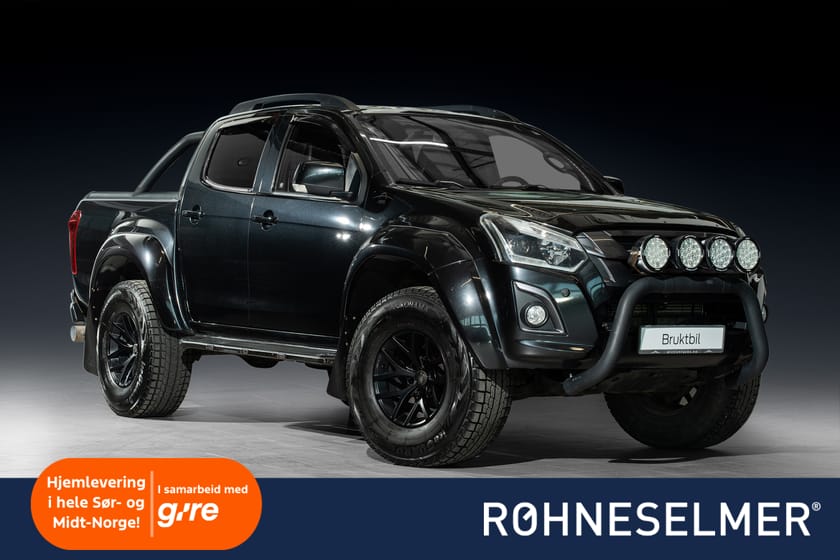 Bilde 1 av Isuzu D-Max Dobbelcab AT35 Black Edition 163hk Aut Tectyl Kamera Defa Bøyle