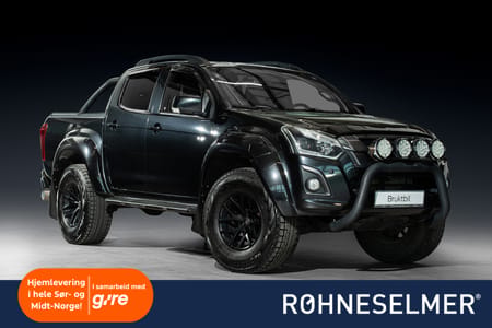 Isuzu D-Max Dobbelcab AT35 Black Edition 163hk Aut Tectyl Kamera Defa Bøyle
