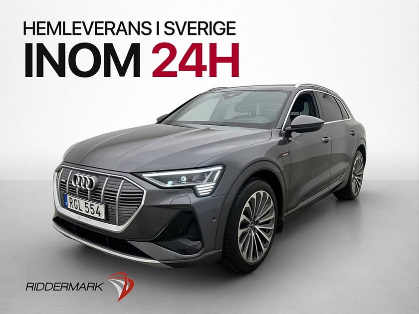 Bild 1 av Audi e-tron 55 quattro S-line Pano HUD Drag Skinn 360°