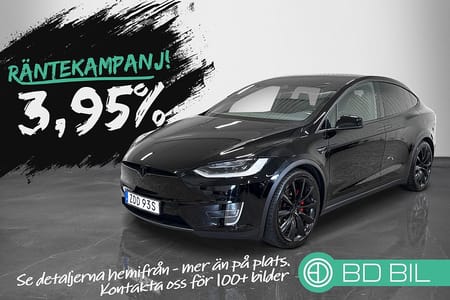 Tesla Model X P100D 6-SITS 611 HK PANORAMA KAMPANJ 3,95% RÄNTA