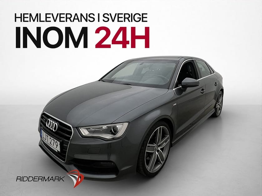 Bild 1 av Audi A3 Sedan TFSI Quattro 180hk S-Line Taklucka P-Värm 2-Brukare