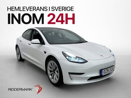 Tesla Model 3 Long Range AWD Kamera Rattvärme Svensksåld