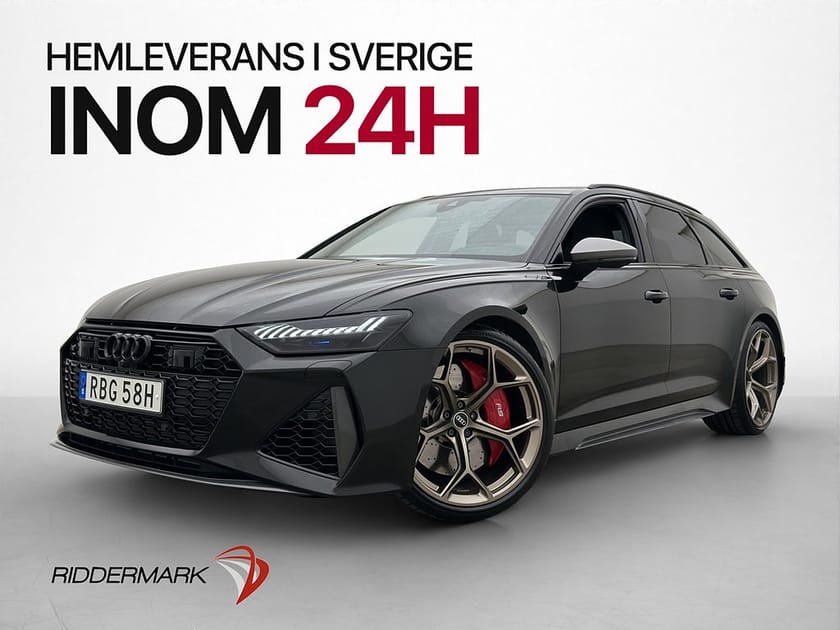 Bild 3 av Audi RS 6 Avant Performance RS6 630hk DRC Pano B&O HUD Matrix Sv.Såld