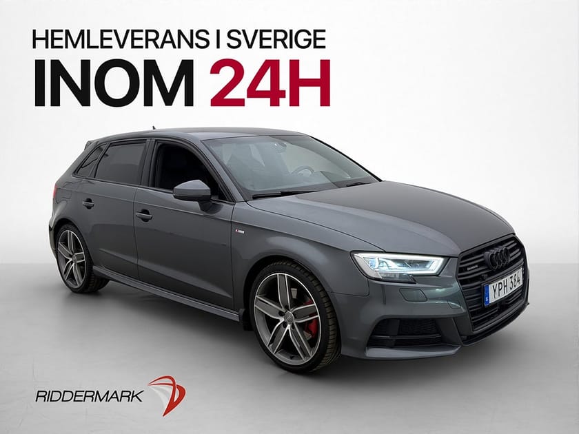 Bild 1 av Audi A3 Sportback 2.0 TFSI Q S-Line Cockpit Bang & Olufsen Skinn 190hk