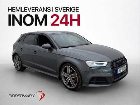 Audi A3 Sportback 2.0 TFSI Q S-Line Cockpit Bang & Olufsen Skinn 190hk