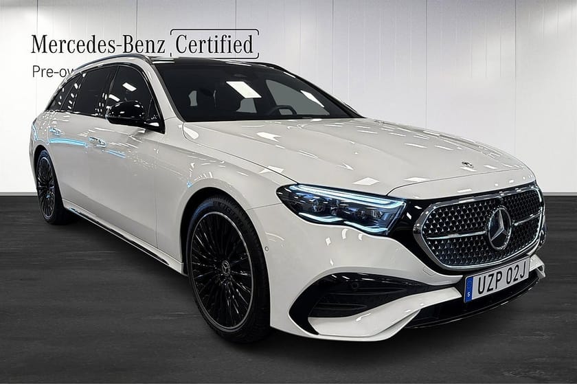 Bild 2 av Mercedes-Benz E 300 de 4MATIC T Drag Superscreen Pano Burmester Distronic