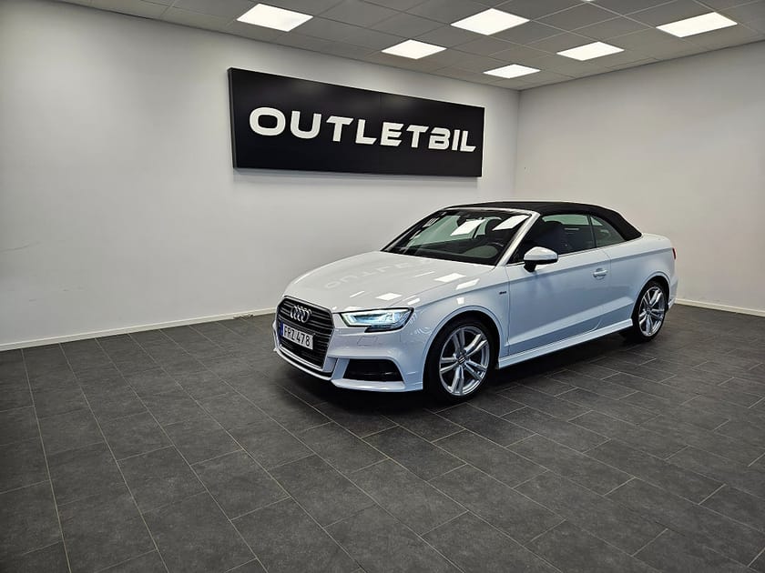 Bild 1 av Audi A3 Cabriolet S Line 1.4 TFSI 150hk S Tronic Cockpit Navi