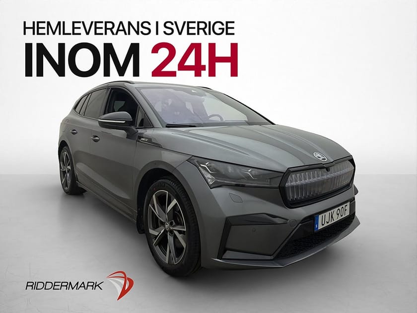 Bild 1 av Škoda Enyaq iV 80x Skoda Sportline MOMS Pano Drag Crystal face
