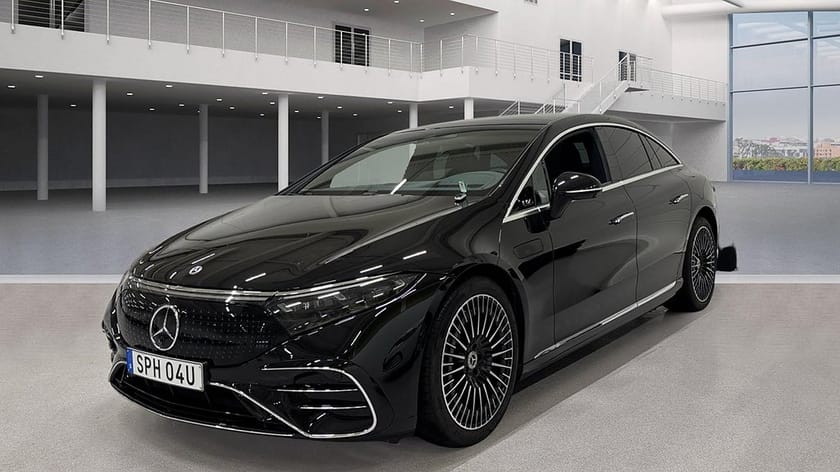 Bild 1 av Mercedes-Benz EQS 450+ AMG Line, Hyperscreen, Minnespaket, Pano, 360, HUD