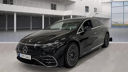 Mercedes-Benz EQS 450+ AMG Line, Hyperscreen, Minnespaket, Pano, 360, HUD