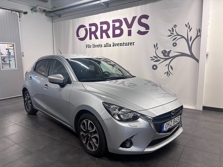 Mazda 2 1.5 SKYACTIV-G, P-sensorer, Nav, V-hjul, Clima, Farth.