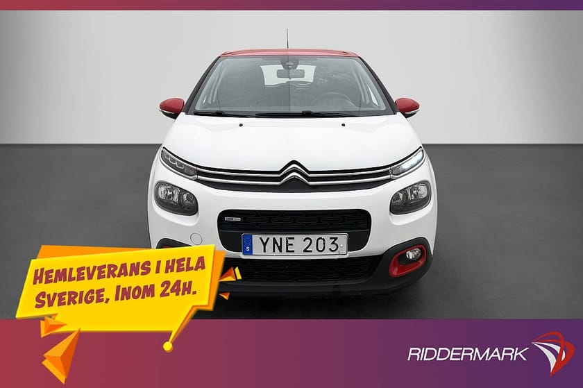 Bild 2 av Citroën C3 82hk Feel Sensorer Farthållare CarPlay 0.47l/mil