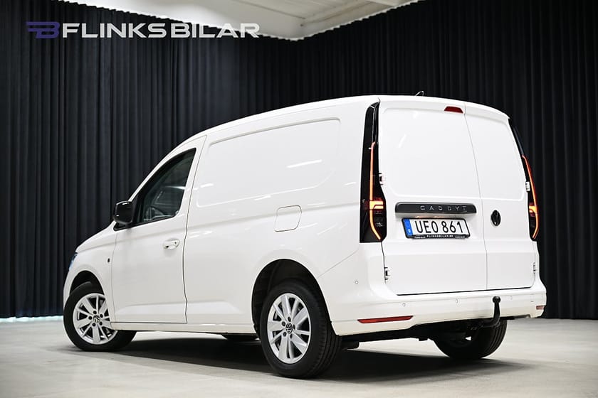 Bild 5 av Volkswagen Caddy Cargo DSG 122HK Inredd|Nedlackad|LED|Backkamera|EnÄgare|Moms