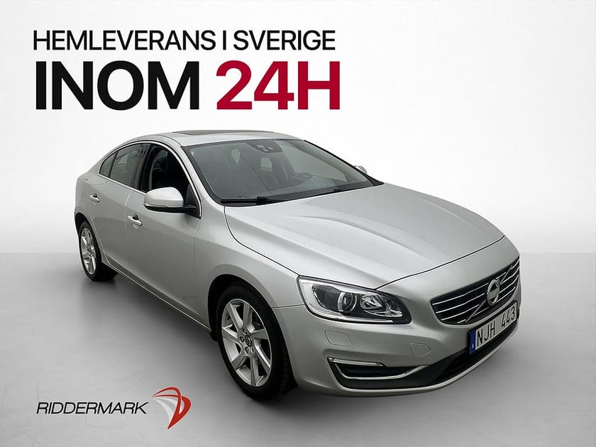 Bild 1 av Volvo S60 D4 Summum Taklucka VOC Värmare Skinn BLIS Dragkrok