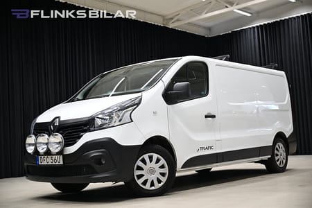 Renault Trafic Skåpbil dCi 120HK L2 Inredd|Drag|Värmare|Extraljus|Lågmil|Moms