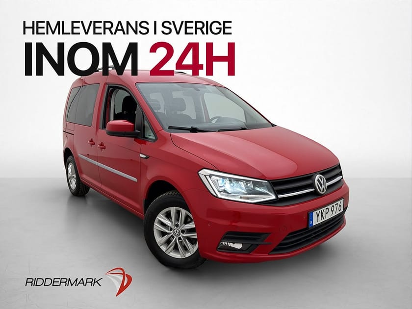 Bild 1 av Volkswagen Caddy Combi Life 2.0TDI Värmare PDC LED CARPLAY 5-Sits