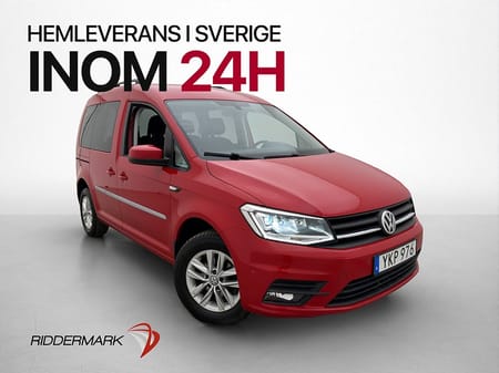 Volkswagen Caddy Combi Life 2.0TDI Värmare PDC LED CARPLAY 5-Sits