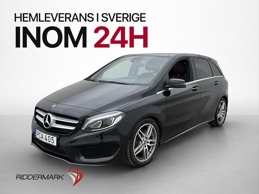 Bild 1 av Mercedes-Benz B 220 d AMG H/K Värmare Pano Kamera Skinn Drag