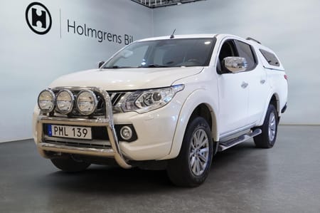 Mitsubishi L200 Dubbelhytt 2.4 4wd-Ii Automatisk, 181hk, LED Ramp, Dragkrok, Skinn