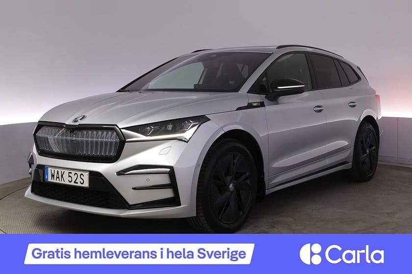 Bild 1 av Škoda Enyaq RS iV Skoda Drag Elstol Pano Läder Canton BLIS HUD 360