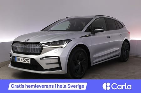 Škoda Enyaq RS iV Skoda Drag Elstol Pano Läder Canton BLIS HUD 360