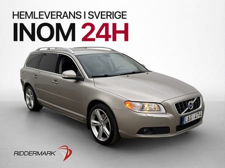 Volvo V70 D3 163hk Summum 2 Brukare Värmare Dragkrok Skinn