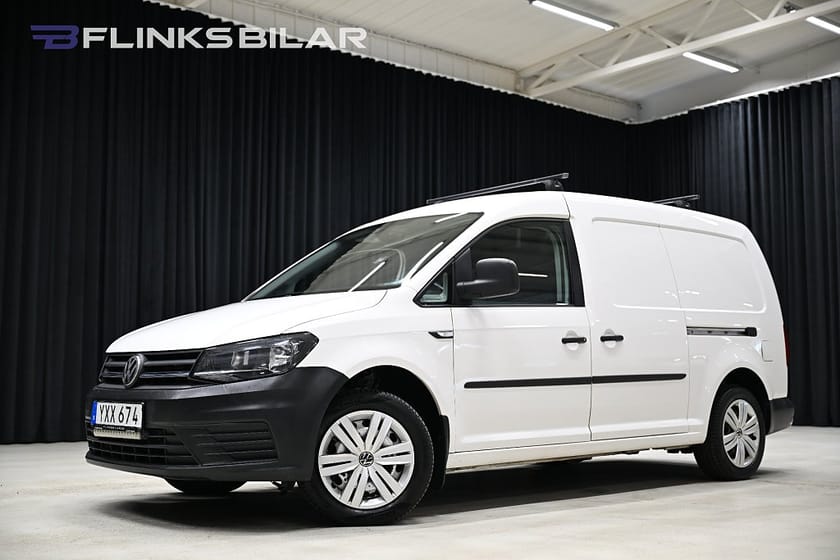 Bild 1 av Volkswagen Caddy Maxi Van DSG 150HK Inredd|Dubbelgolv|Drag|Värmare|EnÄgare|SeUtr!