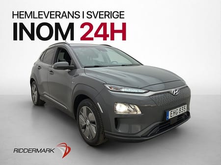 Hyundai Kona Electric 39.2 kWh 136hk Kamera CarPlay Rattvärm