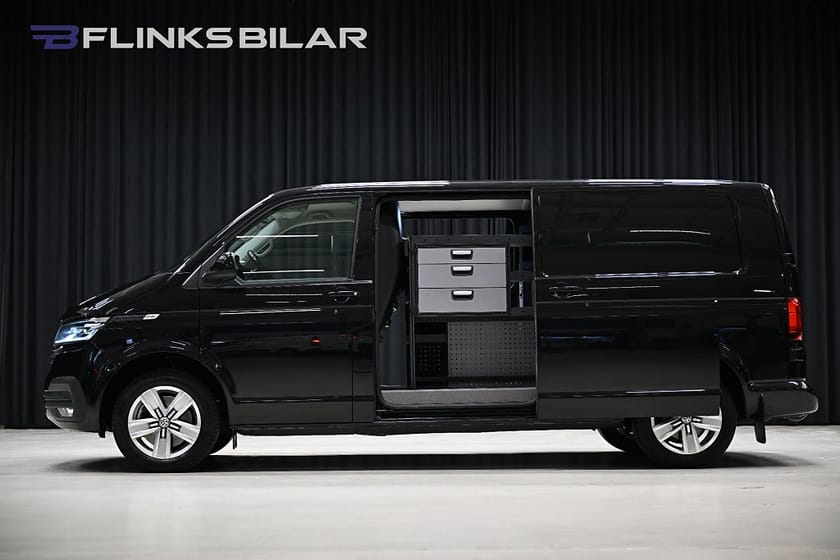 Bild 4 av Volkswagen Transporter DSG 204HK L2 Nedlackad|LED|Servicebil|nredning|SeUtr!