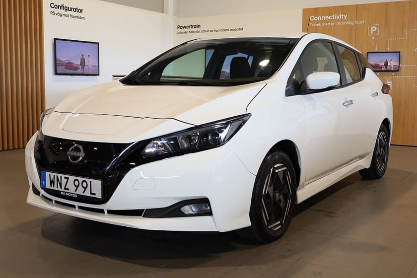 Bild 1 av Nissan Leaf 40 kWh Acenta Kamera Navi Leasbar Rattvärme Carplay