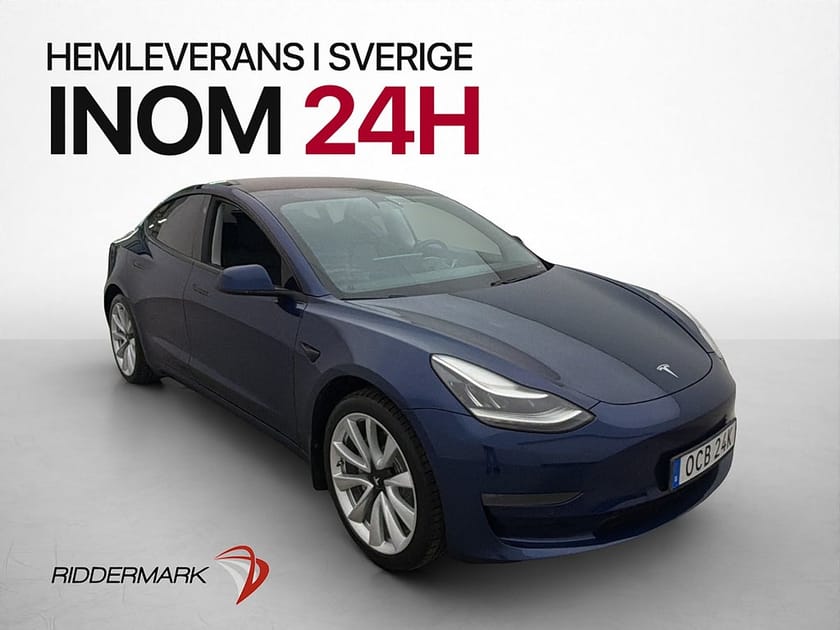 Bild 1 av Tesla Model 3 Long Range AWD Autopilot Pano P-Sensorer