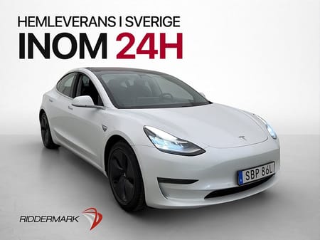 Tesla Model 3 Long Range AWD 440hk Autopilot Kamera Sv-Såld